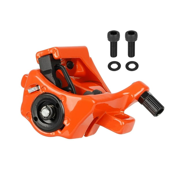 Freno de disco hidráulico para bicicleta, izquierda, mini, 60 mm, repuesto de aleación de aluminio para rotores naranja