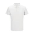 thumbnail image 5 of hoksml Men Business Casual Shirts Golf Ball Uniform Solid Color Collared Polo Shirt Fashion Casual Loose Button Lapel Short Sleeve Top, 5 of 9