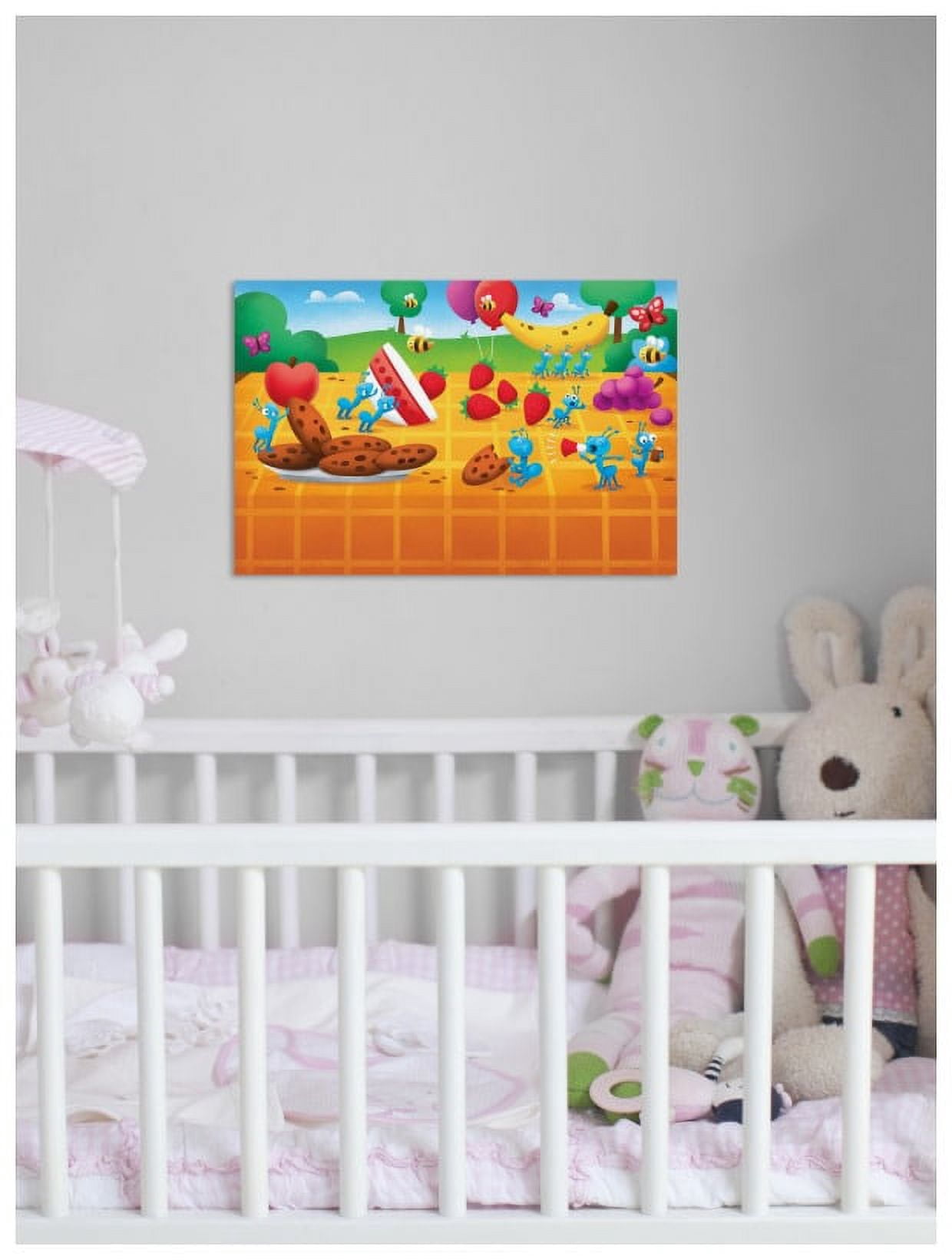Marmont Hill "Ants at a Picnic" by Curtis Painting Print on Canvas