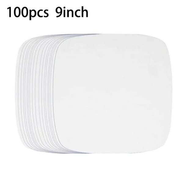 100 hojas de papel pergamino para freidora sin aceite, papel pergamino perforado cuadrado de 9 pulgadas para freidora sin aceite, horno, vaporera, sartenes, extra resistente, no se quema, blanco fácil