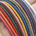 thumbnail image 2 of Sonducket Brazalete de de cordón trenzado de cuero, joyería DIY, cuerda de cuerda, artesanías caseras, reemplazo de búsqueda de arte Ropa, zapatos y accesorios Miscelánea Amarillo Sonducket AP015602-13, 2 of 6
