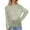 Green, variant on New Thin Round Neck Blouse Air Conditioning Shirt Long Sleeve Knitted Sunscreen Shirt Women's Tops