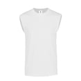 thumbnail image 1 of Playera Cuello Redondo Sin Mangas para Caballero, Color Blanco, Talla Extra Grande, 100% Algodón. Yazbek C0310, 1 of 3