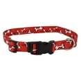 thumbnail image 1 of Pet Attire by Coastal Large 18-26" Red Bones Adjustable Dog Collar, 1 of 4