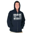 thumbnail image 5 of US Air Force Courage Integrity Zip Up Hoodie Men's Women's Brisco Brands S, 5 of 6