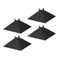 thumbnail image 4 of 4 piezas de caseta para pájaros con protección contra ardillas, deflector de metal, accesorio de jardín de 17" x 17" para postes de madera de 4" x 4",, 4 of 8