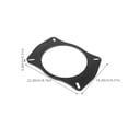 thumbnail image 2 of BESTYASH 2Pcs Car Speaker Spacer Adapter Ring 8.76X6.37X0.31In for Car Audio Modification and DIY Projects, 2 of 8