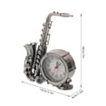 thumbnail image 2 of UPOUART Saxophone Clock Alarm Clock Multi Plastic Time Display Office 1Pack, 2 of 6