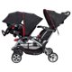 image 4 of Baby Trend Sit N Stand Double Stroller, Optic Red