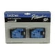 2 cassette(S) Ruban(S) Laminé(S) - pour P-Touch PT-10, PT-12, PT-12N, PT-15, PT-150, PT-170, PT-170K, PT-20, PT-25, PT-6, PT-8, PT-8 – image 2 sur 2