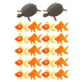 thumbnail image 3 of 22pcs Fish Tank Decoration Floating Fish Turtle Toy Plastic Fish Toy Decor, 3 of 9