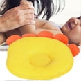 thumbnail image 4 of Newborn Infant Pillow Flat Head Prevention Breathable Soft Infant Baby PillowYellow, 4 of 4