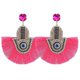 thumbnail image 2 of Pendientes de borlas bohemios Yashi cristal Modelo E1118 Lt Pink, 2 of 5