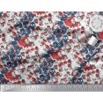 thumbnail image 3 of Soimoi polyester Crepe Fabric Skull Halloween Printed Fabric 1 Yard 42 Inch Wide, 3 of 3