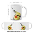 thumbnail image 4 of WIRESTER 11oz 325ml Ceramic Tea Cup Coffee Mug With Handgrip For Gift, Birthday, Anniversary, Christmas - Cockatiel Bird, 4 of 7