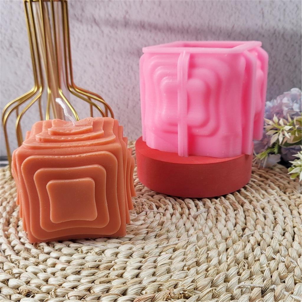 Cube Silicone Mould Candle Molds Handmade Square Epoxy Resin Molds Soap Molds