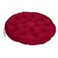 thumbnail image 2 of DYNWAVECA Outdoor Rocking Chair Seat Cushion, Hammock Chair Seat Cushion, 24 Inch X 24 Inch Seat Cushion, Hanging Basket Chair , Thicken, Comfortable , Red, 2 of 6