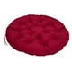 thumbnail image 2 of Cojín de asiento exterior kusrkot para silla huevo colgante de patio resistente al agua rojo, 2 of 7