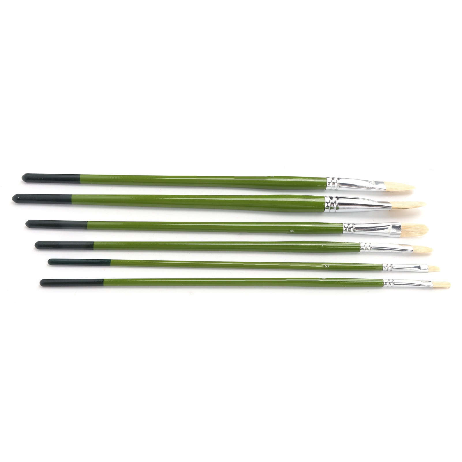 Watercolor Brushes, Paint Brush Set Pig Hair Basswood 6 Different Sizes  Durable For Beginners For Professionals For Kids 