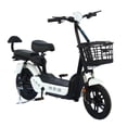 thumbnail image 1 of Bicicleta Eléctrica Urbana Moboss ZM300 Blanco 350W 25 km/h, 1 of 8