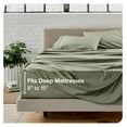thumbnail image 5 of Full XL Sheet Set Luxury 1800 Ultra-Soft Microfiber 4 Piece Set Bedding for All Seasons Sage, 5 of 9