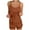 Brown, variant on Timegard 2 Piece Pjs Sets for Women Scoop Neck Drawstring Camis Lace Shorts Comfy Outfits Loungewear