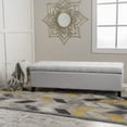 thumbnail image 2 of Christopher Knight Home Mission Tissu de Rangement Pouf, Gris Clair, 2 of 2