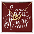 thumbnail image 3 of To My Girlfriend I Always Knew It Was You Inseparable Necklace, 3 of 7