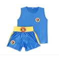 thumbnail image 1 of Ropa Sanda Artes Marciales Hombres y Mujeres Entrenamiento Traje de Boxeo Pantalones Cortos Niños Ropa Sanda Competición Adultos, 1 of 6