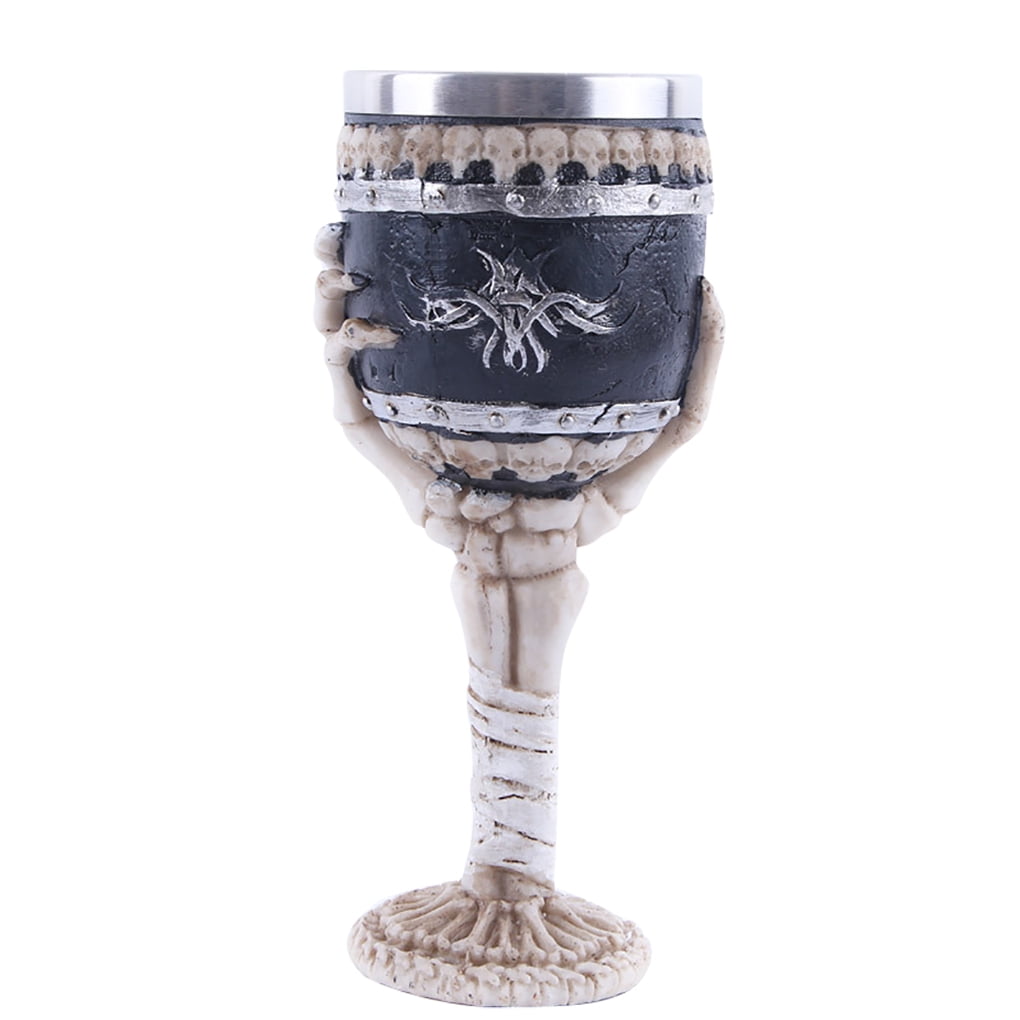 Claw GROOMY Creative Halloween Skull Claw Goblet Wine Cup For Party Bar Fancy Dress Costume 