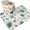 White, variant on Entryway Rug 2'x3', Teal Beige Floral Kitchen Runner Rugs Non-Slip Carpet Mats, Vintage Spring Butterflies Summer Bedside Rugs Runners Washable Floor Carpet for Bathroom Laundry Room