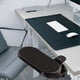 thumbnail image 2 of Almohadilla para reposabrazos de computadora, soporte de mano ajustable, soporte para teclado, bandeja de abrazadera giratoria ergonómica, soporte, 2 of 6