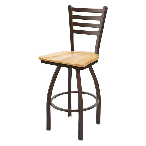 Holland Bar Stool Co Jackie 25 in. Swivel Counter Stool with Wood Seat