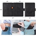 thumbnail image 2 of Funda para pasaporte Eoehro Passport Wallet con bloqueo RFID, color negro, 2 of 7
