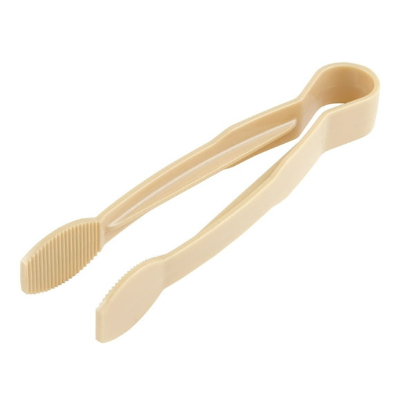 Cambro TG9133 9"L Plastic Serving Tongs, Beige