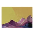 thumbnail image 1 of Mountain Cutting Board, Countryside Landscape with Low Poly Effect Outdoors Adventure Themed Modern Art, Decorative Tempered Glass Cutting and Serving Board, Small Size, Multicolor, by Ambesonne, 1 of 1