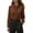 #03 Coffee 【New Styles: Mix, Match & Maximize Value】, variant on Women's Solid Color Casual Long Sleeve Lapel Collar Shirt Blouse Tops for Business Casual Work Office Vacation Travel Fashion Essential Gift for Ladies | CSEONE,Coffee L