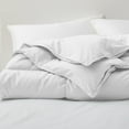 thumbnail image 3 of Peace Nest Lightweight White Feather Down Fluffy Comforter Duvet Insert Twin - White, 3 of 5