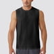 thumbnail image 4 of pstuiky Camiseta sin mangas para hombre, Camiseta informal de verano para hombre, de color liso, sin mangas y cuello redondo. Camisas de hombre m, 4 of 9