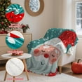 thumbnail image 7 of WEGFTDUOP Christmas Print Blanket Comfortable And Soft Flannel Blanket Merry Christmas Blanket Suitable For Bedroom Sofa Christmas Decoration 130X100cm Blankets And Throws, Bed Blankets, 7 of 7