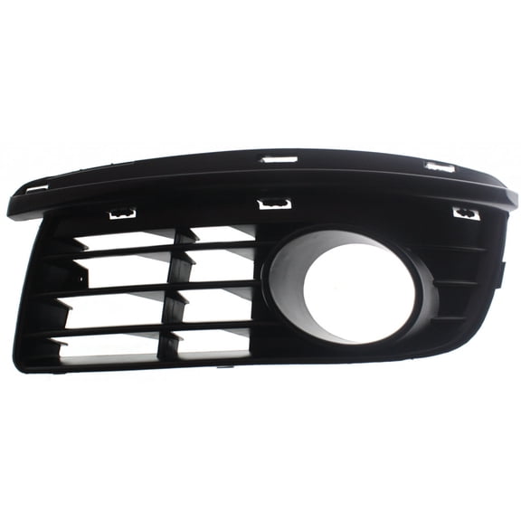 For Volkswagen Jetta 2005-2010 Fog Light Cover Driver Side | Front | w/ Fog Light Hole | Matte Black | Gen5 | Replacement For VW1036110 | 1K0853665E9B9