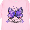 thumbnail image 4 of Inktastic Colorado State Butterfly and Flowers Boys or Girls Long Sleeve Toddler T-Shirt, 4 of 5
