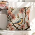 thumbnail image 6 of Bird, branch, flowerslinen toss pillowcase decoration pillowcase gifting preferred 24x24 inch cushion cover sofa pillowcase sofa bedroom living room car, 6 of 8