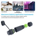 thumbnail image 3 of AOOOWER 1pc/2pc USB3.1 Type C Female Outdoor Waterproof Connector IP68 Extension Adapter, 3 of 13