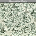 thumbnail image 5 of Abstract Green Dog Crate Cover, Continuous Vintage Design Victorian Damask Swirls Pattern, Easy to Use Pet Kennel Cover Small Dogs Puppies Kittens, 7 Sizes, Jade Green Pastel Green, by Ambesonne, 5 of 6