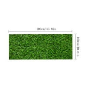 Premium Artificial Grass Turf Roll, 3.3ft x 3.3ft, Realistic Synthetic Lawn Mat for Indoor & Outdoor Use, Easy Installation