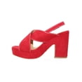 thumbnail image 3 of SANDALIAS TACONES DORELI VESTIR DAMA MUJER ROJO GAMUZA 6009 LEON 6009-p, 3 of 3