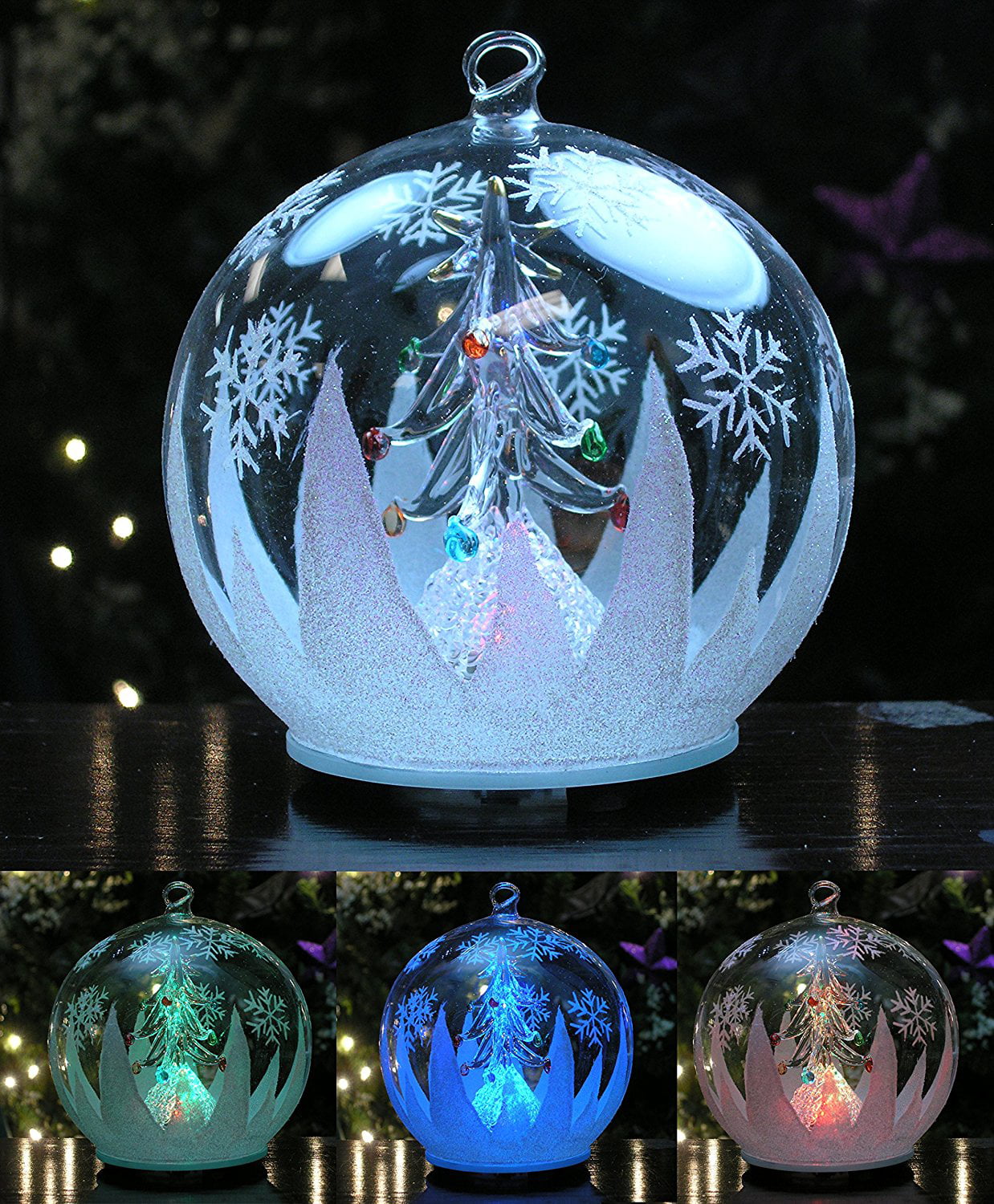 Christmas globe ornaments