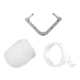 thumbnail image 1 of Juego de colador de esquina para fregadero de cocina, escurridor de filtro de fregadero, bolsas de red fina para cocina gris, 1 of 9