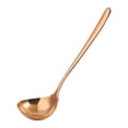 thumbnail image 7 of 7.8" Stainless Steel Cooking Supplies Copper Tone Soup Ladle Spoon, 7 of 7